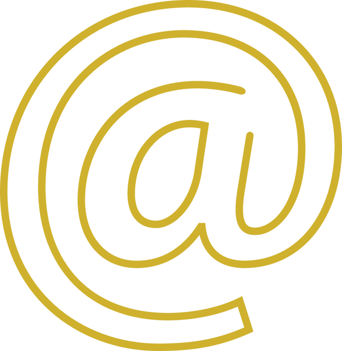 Yellow At Email Icon